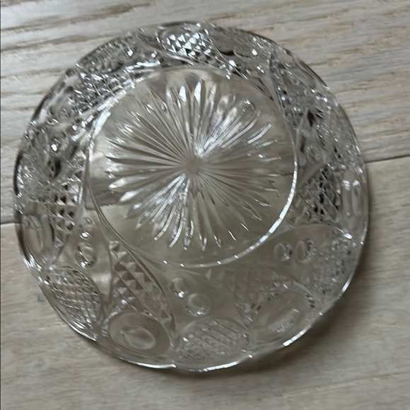 FREE!!! Antique Clear Glass Bowl - “Horn of Plenty” Boston and Sandwich Glass Co - Picture 3 of 5
